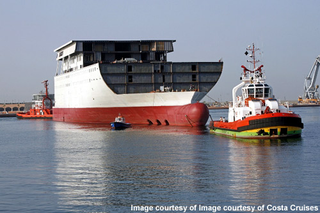 Illustration for article titled Making a Stretch Cruise Ship Is Tougher than It Looks